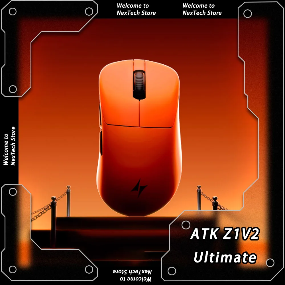 ماوس ألعاب لاسلكي نهائي ATK Z1V2 مزدوج 8K PAW3950Ultra Electronics ماوس رياضي إلكتروني 500 مللي أمبير في الساعة خفيف الوزن هدايا ألعاب الكمبيوتر #1