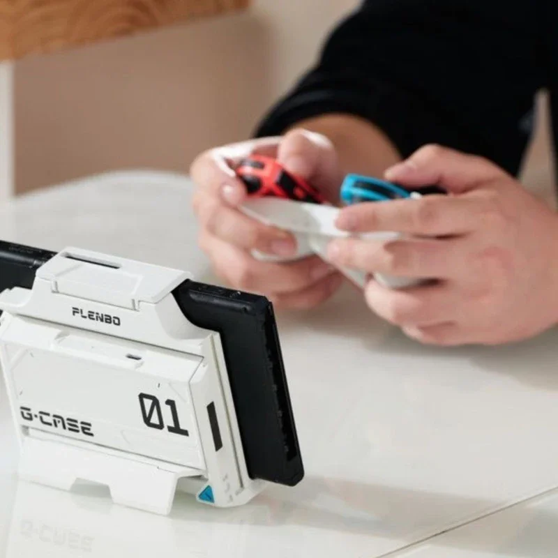 Plenbo G-Case Switch Oled Multifunctional Mecha Wind Accessories Are Suitable For Nintendo Ns Charging Treasure Handle.