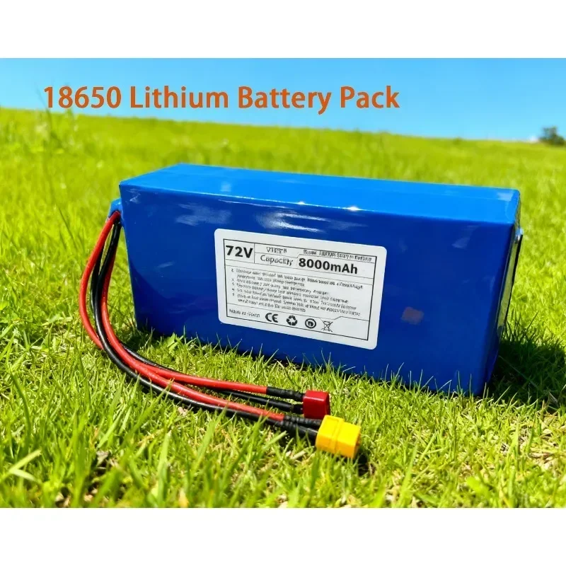 Batterie au Lithium pour vélo électrique VTET 18650 72V 10Ah, avec plage accrue et courant élevé, équipée d'un BMS haute puissance