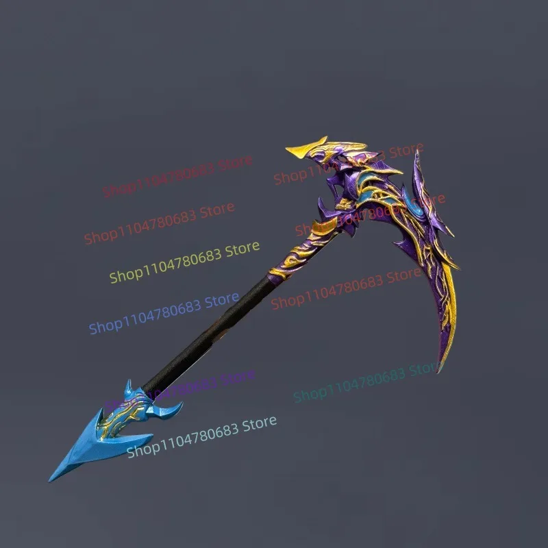 MOC Building Blocks Kawaii Scythe Girl Mini Figure Assembly Model Display Anime Game Toy Decorations Holiday Gifts Collectibles