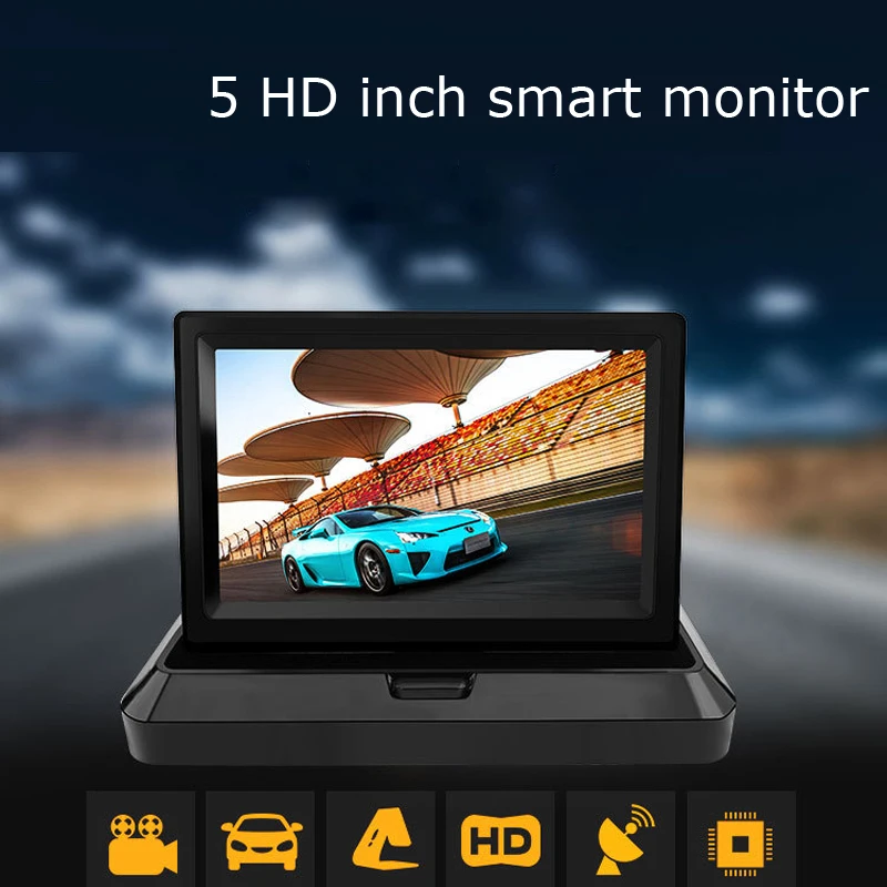 

5 Inch ABS DC 6-32V TFT LCD car Assecories Intelligent Systems Night Vision Device Car Accessories Novelty (no camera)