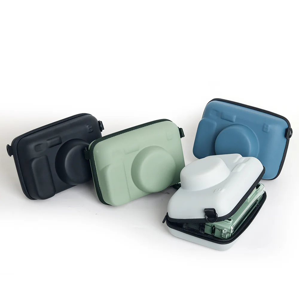 Funda protectora para cámara Instax wide W400/210/300/LOMO, estuche rígido General, bolsa protectora de PU con correa para el hombro