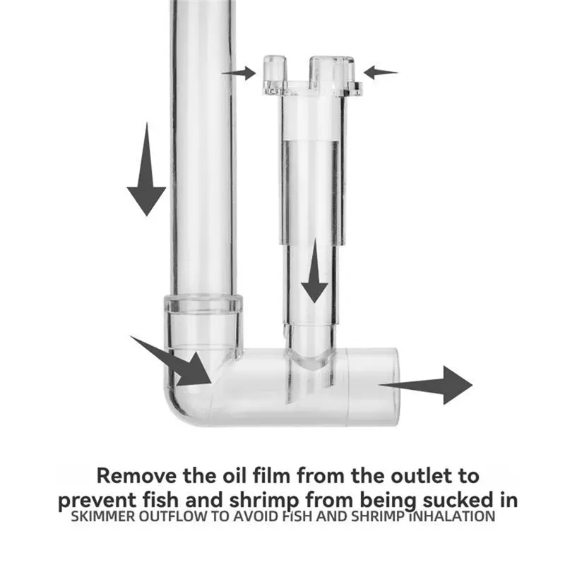 A04G-16Mm Inflow/Outflow Aquarium Skimmer Pipes For Optimal Water Filtration In Fish Tanks And Plant Tanks