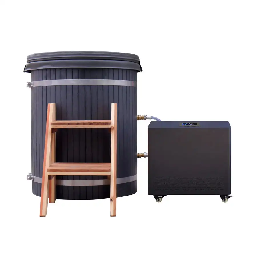 

Qiaozi the Barrel Ice Bath Machine с системой охладителя Холодная ванна для фитнеса и здоровья