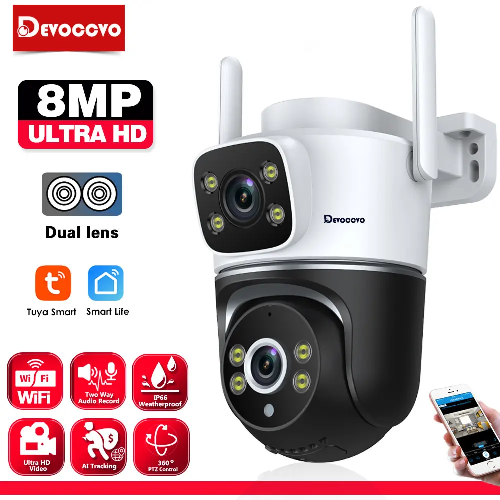 8MP 4K Tuya Wifi Ce…