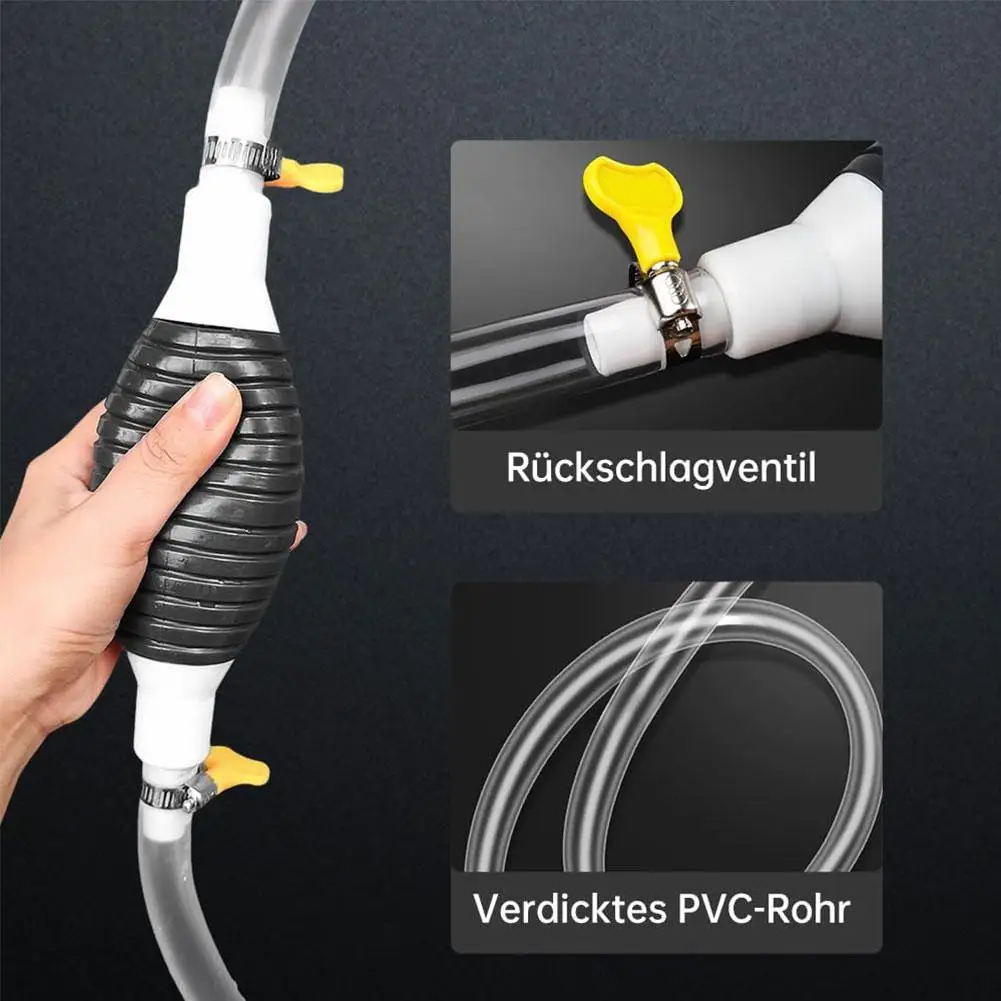 3/2/1 m Car Fuel Pump Kit Oil Extractor Manual Suction Pipe Gasoline Pump For Liquid Petrol Diesel Fuel Transfer Pumps view 4