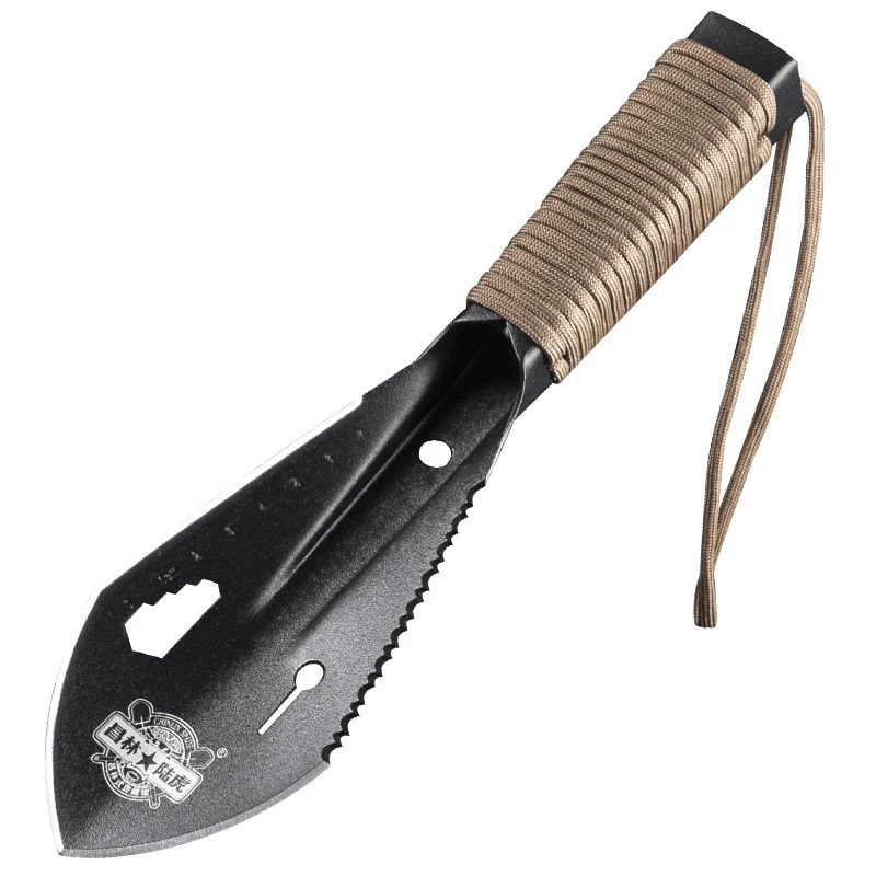 Garden Shovel Spade Multi Tool Weeder with Sawtooth Hex Wrench Ruler Digging Trowel Knife Spear Garden Multifunctional Shovel