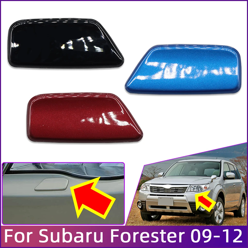 Front Bumper Headlight Washer Nozzle Cover For Subaru Forester 2009-2012 86636SC030 86636SC020 Headlamp Cleaner Spray Jet Cap