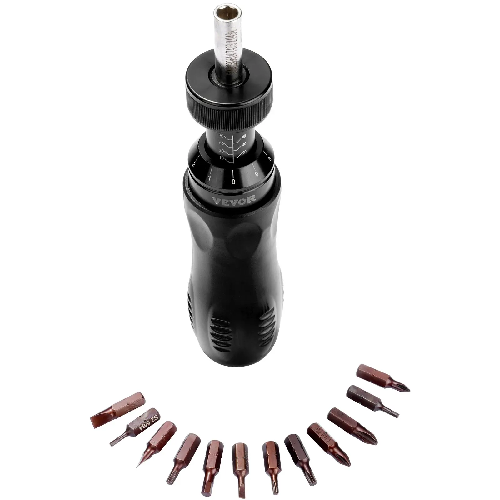 토크 드라이버, 드라이브 드라이버 토크 렌치, 스케일이 있는 전기 기술자 토크 드라이버, 10-70인치 파운드 토크 범위