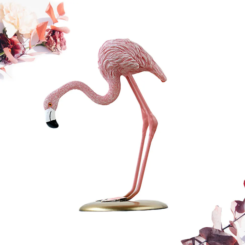 

Decoration Flamingo Desk Accessories Resin Home Ornament Figurine Office Statue