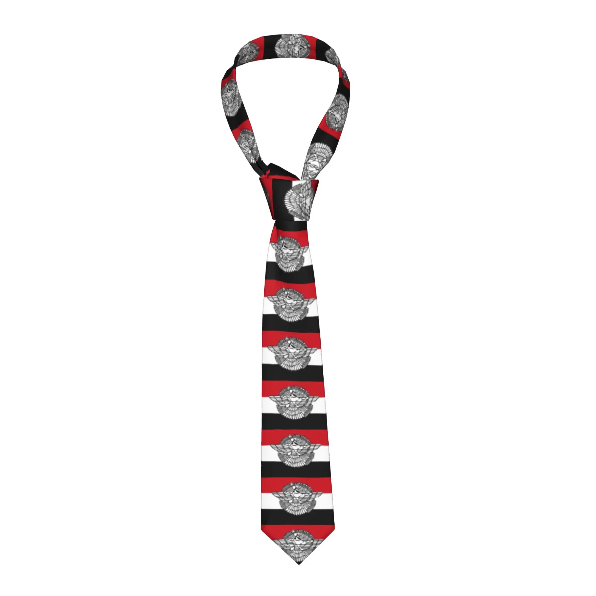 Assyrian Ashuraya Flag Assyria Empire Ator  Tie Men's Fashion Silk  Neckties for Office