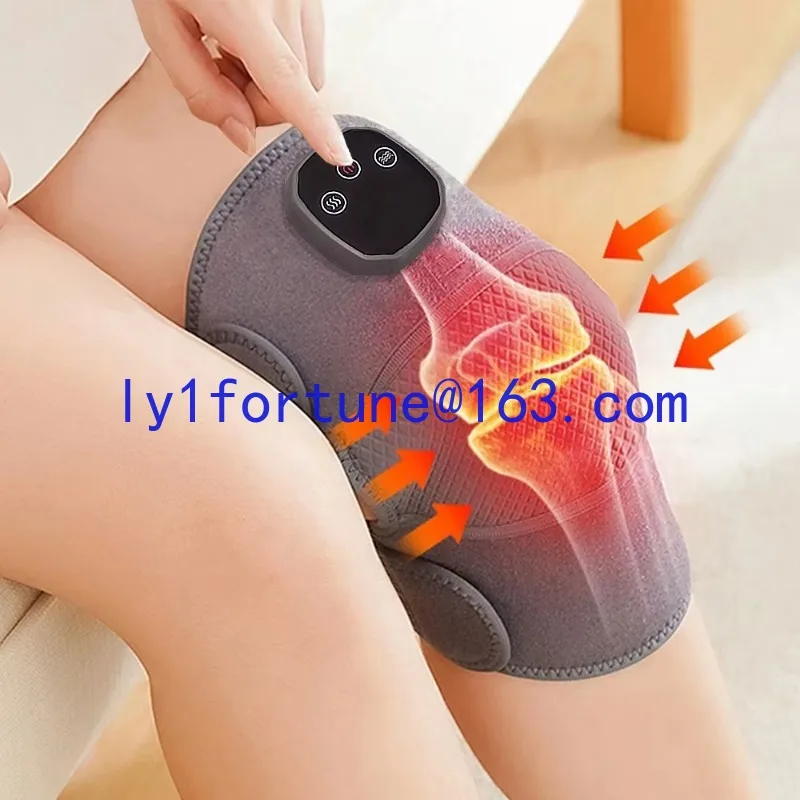 

Versatile knee and leg massager with adjustable heat and vibration - USB rechargeable, perfect for knees, shoulders, elbows