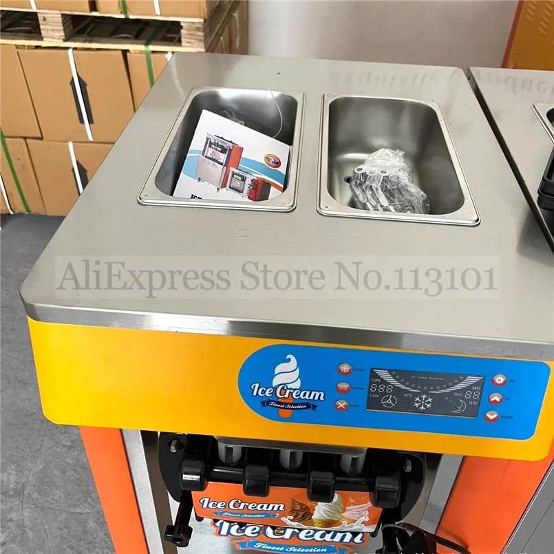 1 قطعة غطاء علوي أبيض جديد مستطيل غطاء بلاستيكي آلات الآيس كريم الناعمة ملحق جزء صناع الآيس كريم المناسب