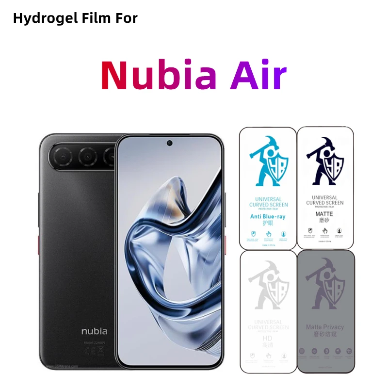 

2 шт. матовая гидрогелевая пленка для Nubia Air HD Защитная пленка для экрана Nubia Air Eye Care Антишпионская матовая защитная пленка
