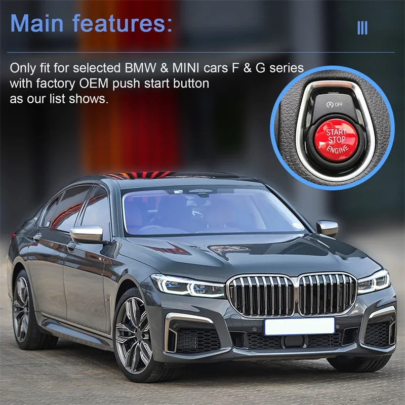 EASYGUARD Semi Plug Play CAN BUS System Fit For Selected MINI With OEM Push Start Button Pke Keyless Entry