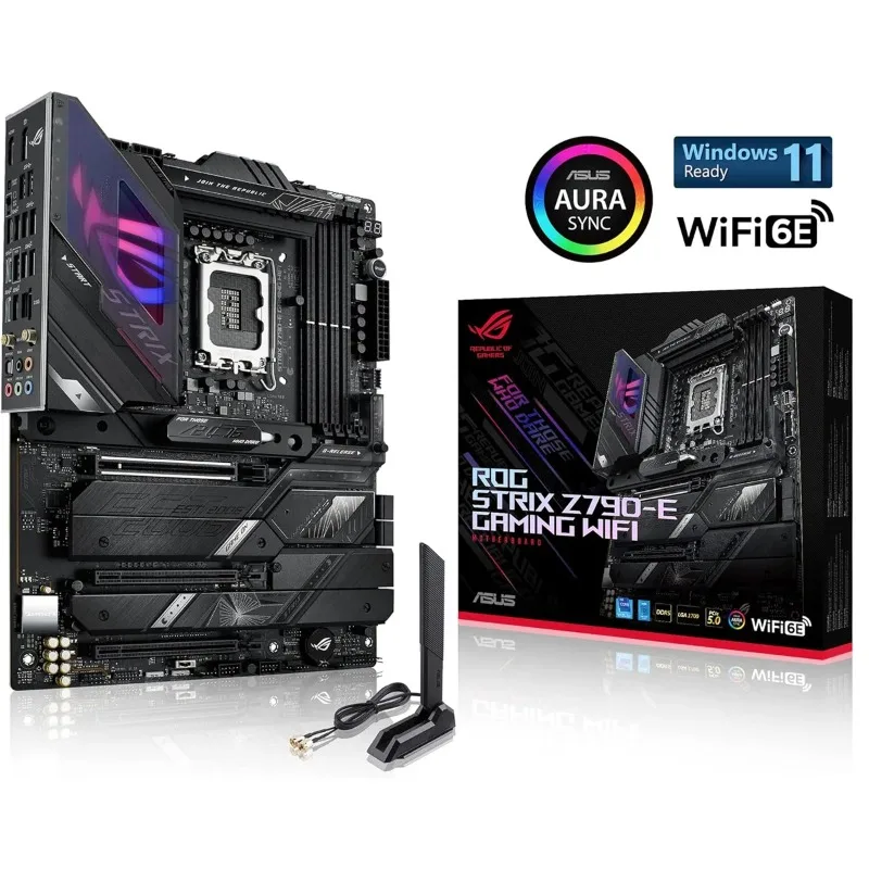

ROG STRIX Z890-E GAMING WIFI LGA1851 for Z890 Mainboard DDR5 AI Motherboard Non-ECC Core Ultra Processors