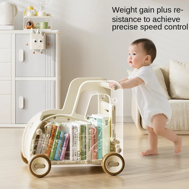 LazyChild Baby Walker Trolley Multifunctional Toddler Walking Aid Push Toy One Year Old Gift Walker Car