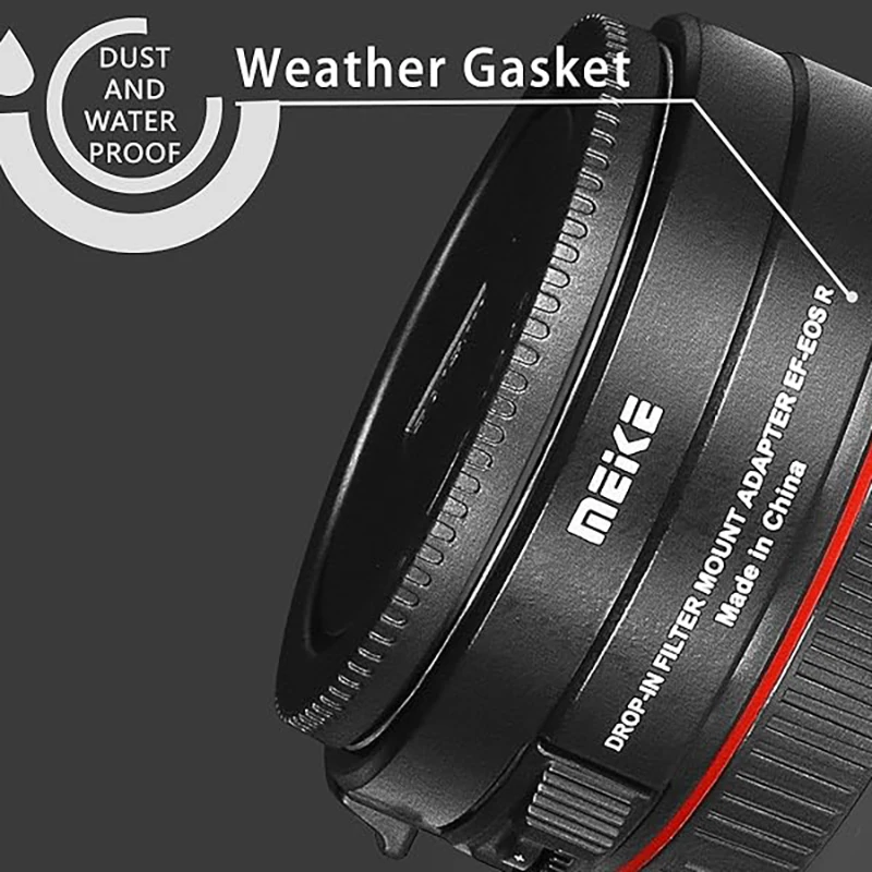 Meike MK EFTR C 드롭인 필터 마운트 어댑터, 캐논 EF/EFS to EOSR, 가변 ND BM CPL VND 필터 Meke 포함