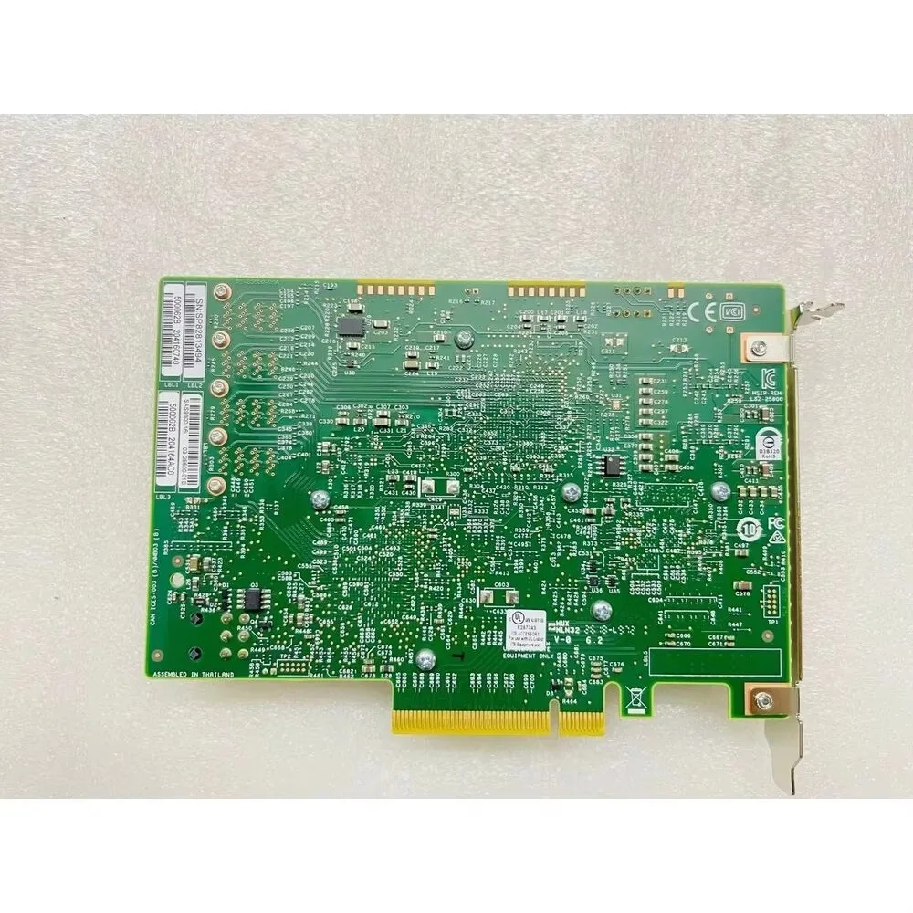 LSI SAS 9300-16i 12GB/S HBA BUS ADAPTER CARD IT โหมด 4 * SFF-8643 สาย SATA