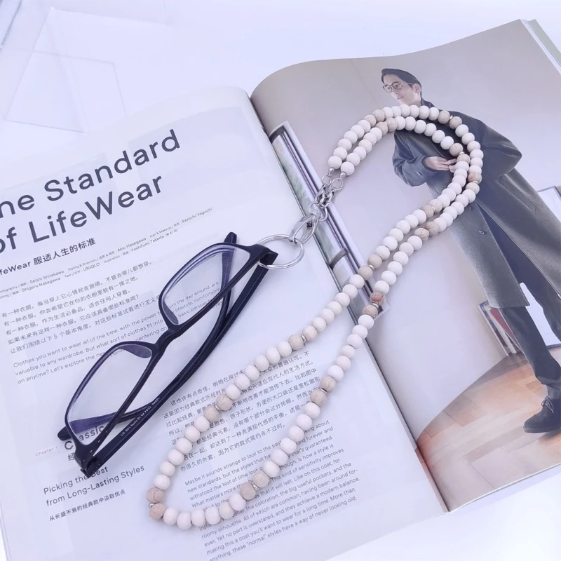 Ремешок с бусинами и держателем для карт, шейный ремешок, держатель для бейджа, ремешки для учителей, бусины, ремешки на шею,