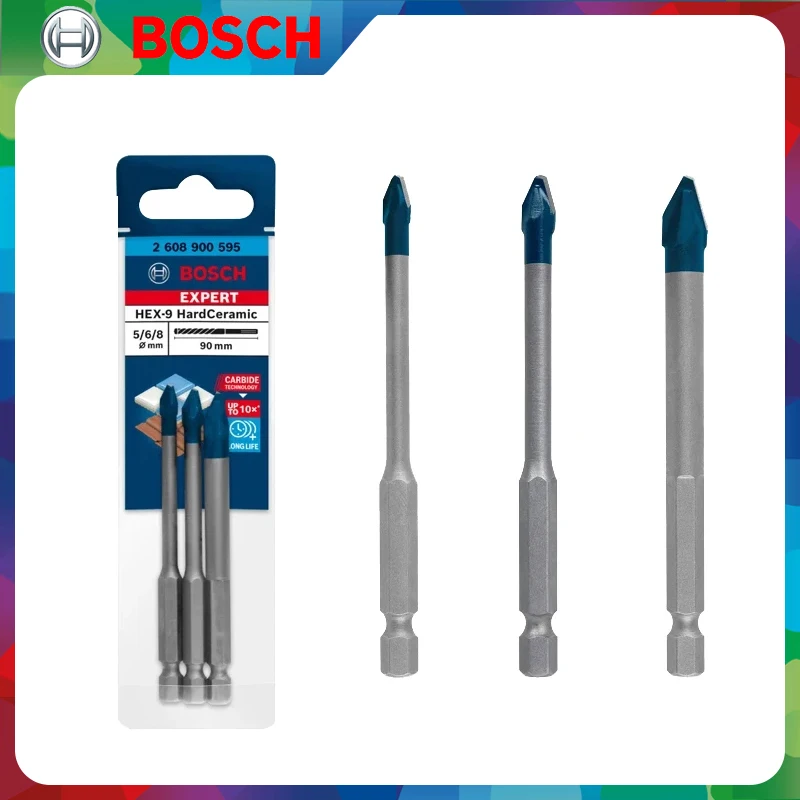 

Bosch 2608900595 3X Expert HEX-9 Набор твердых керамических сверл 5-8 мм Профессиональный прочный набор ударных сверл Аксессуары для электроинструментов