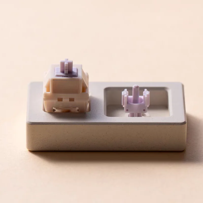 

HMX Taro бесшумный переключатель линейный 5-контактный RGB POM 37 г 45 г для механической клавиатуры DIY MX переключатели игровой ПК с возможностью горячей замены заводская смазка