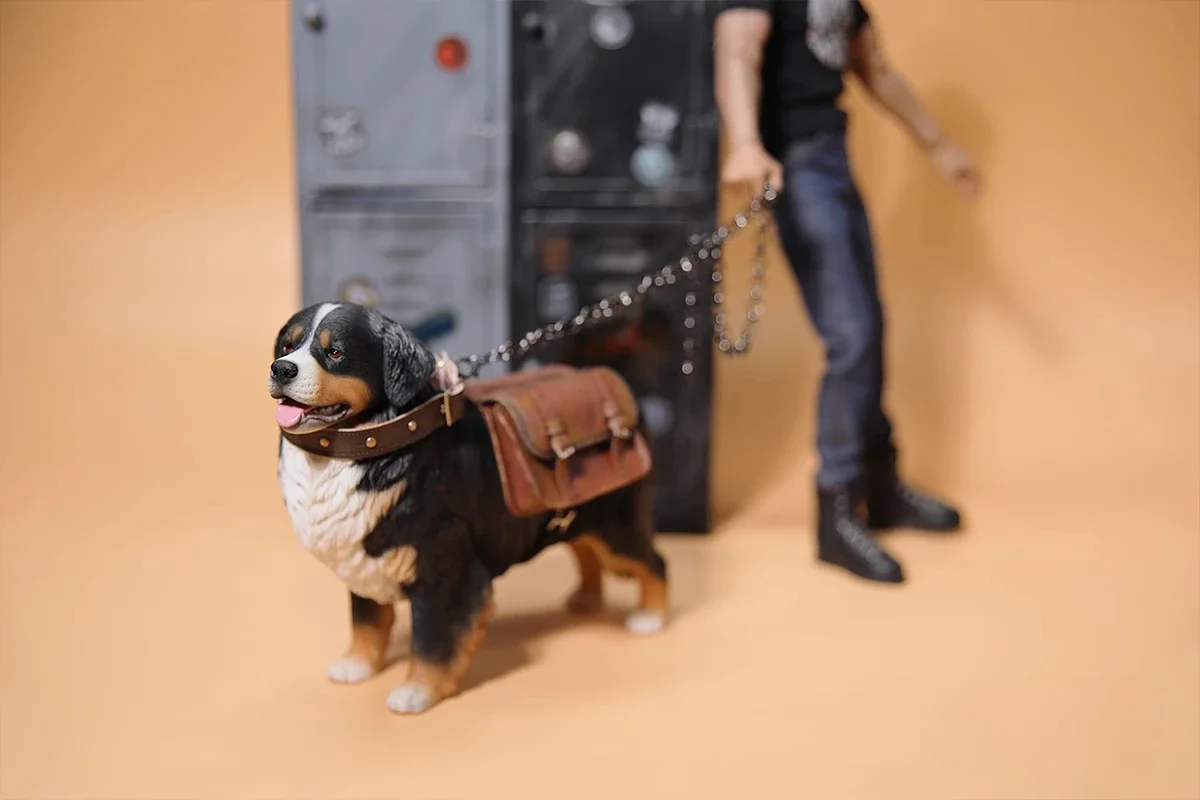 

Модель собаки JXK 1/6, имитация милой и честной черной собаки из смолы, для 12-дюймовых фигурок, украшение, подарок