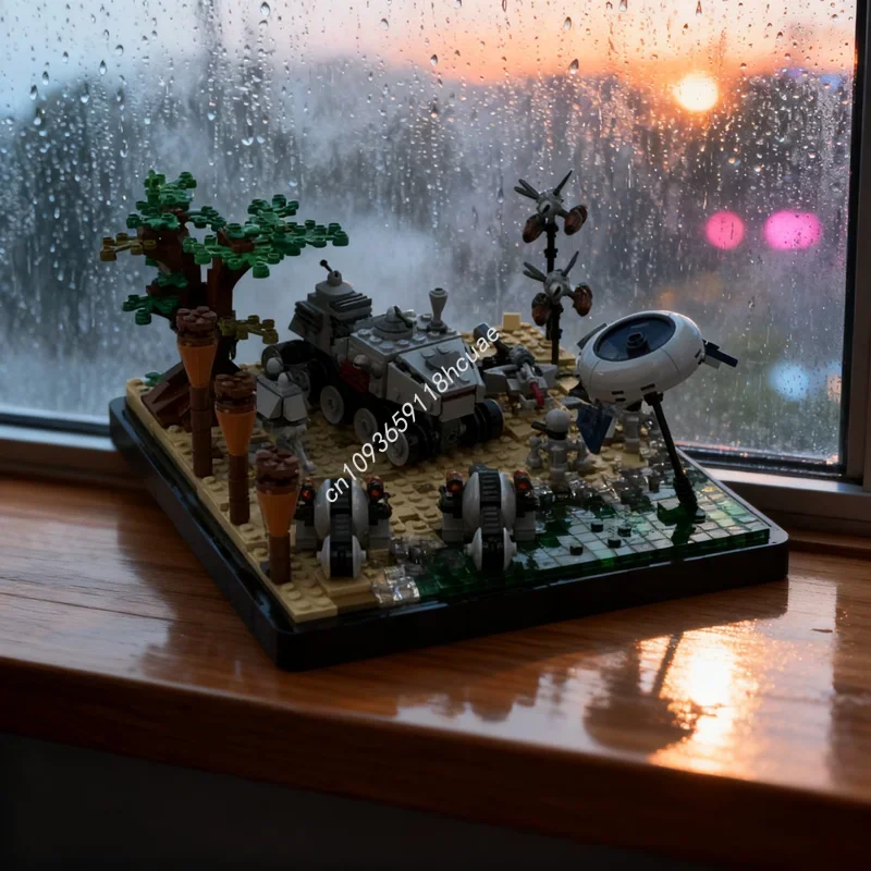 

957pcs MOC Assault Kashyyyk II Micro Turbo Tank Model Building blocks Christmas gifts Architecture toys Assemble idea Brick Kids