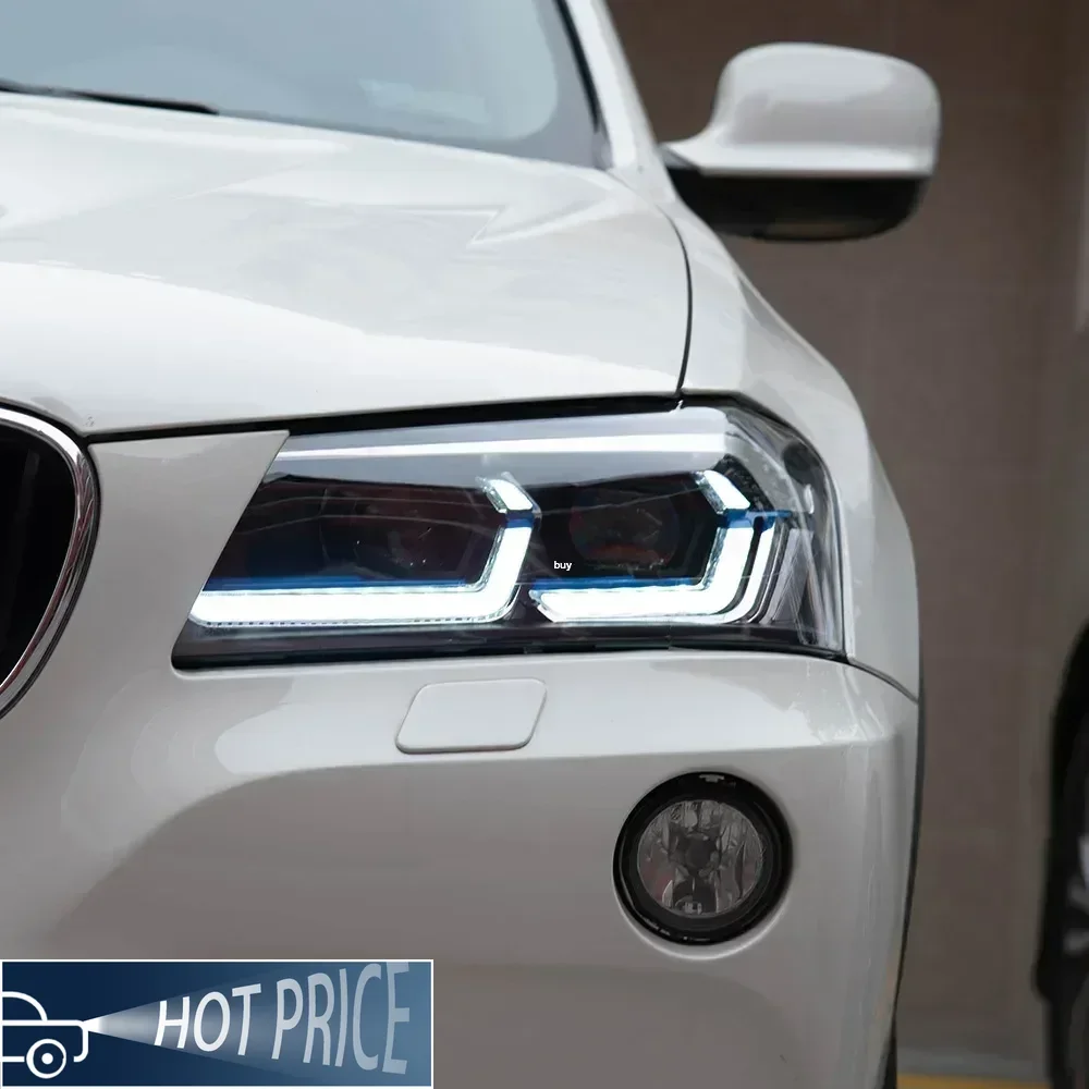 For BMW X3 F25 25i 28i 30i 2010-2013 LED Auto Headlights Assembly Upgrade High Quality Dynamic DRL Projector Lens Accessories