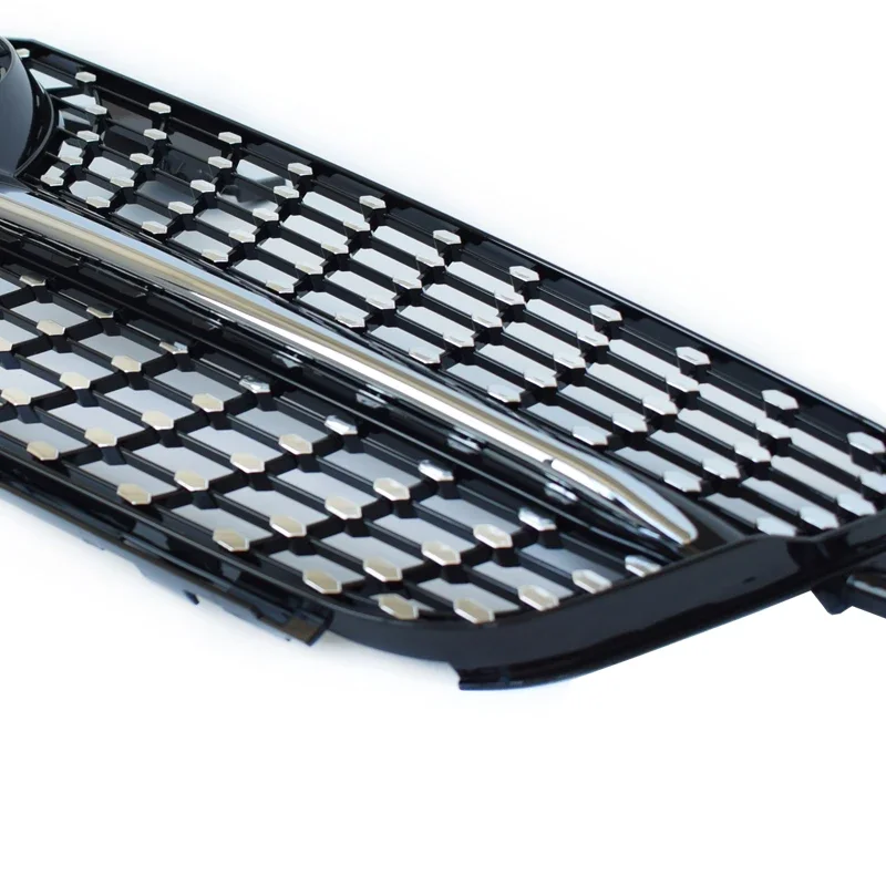 Replacement Diamonds Style Front Grille for 2007 - 2014 Mercedes C Class W204 S204 C204 C180 C200 C220 C250 C300 C350 - view 2