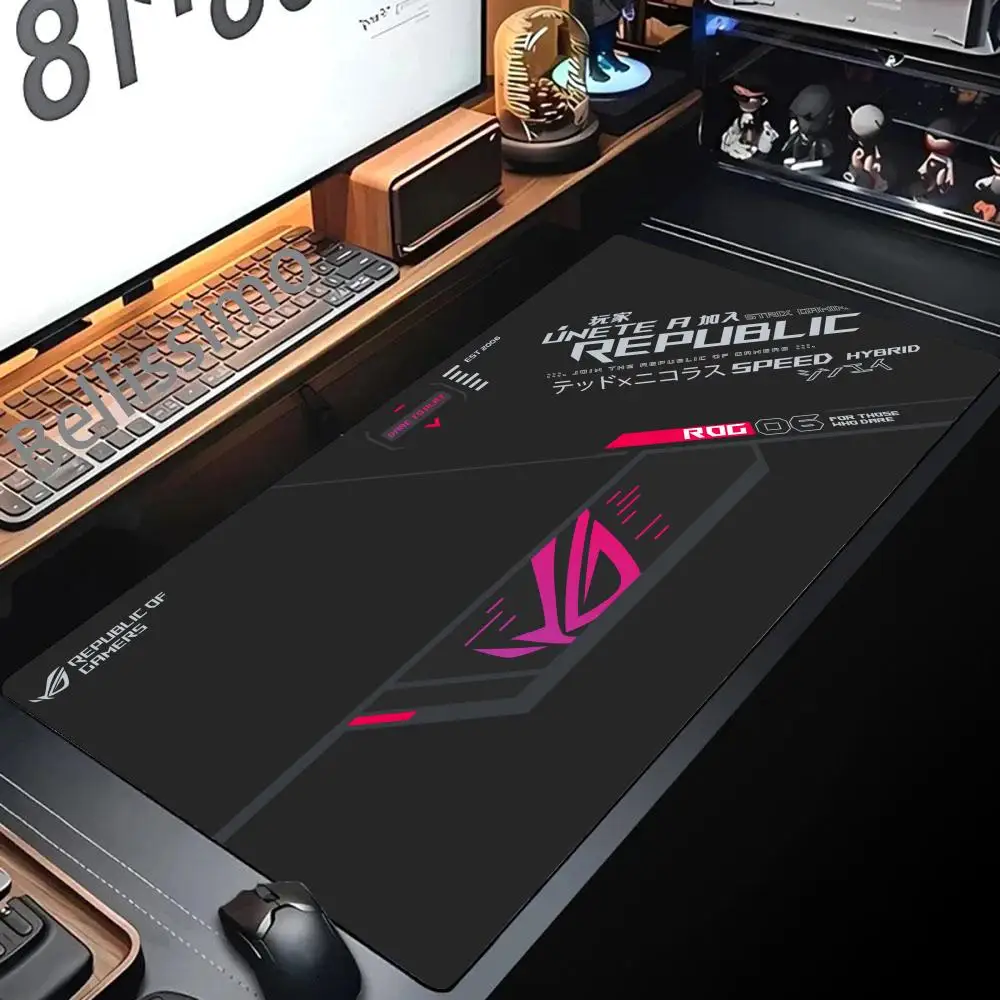 

Asus R-Rog Mause Pad Anime Mouse Mats Gaming Computer Desk Mat Mouse Carpet Pc Accessories Gamer Mouse Pad Speed Rubber Mat