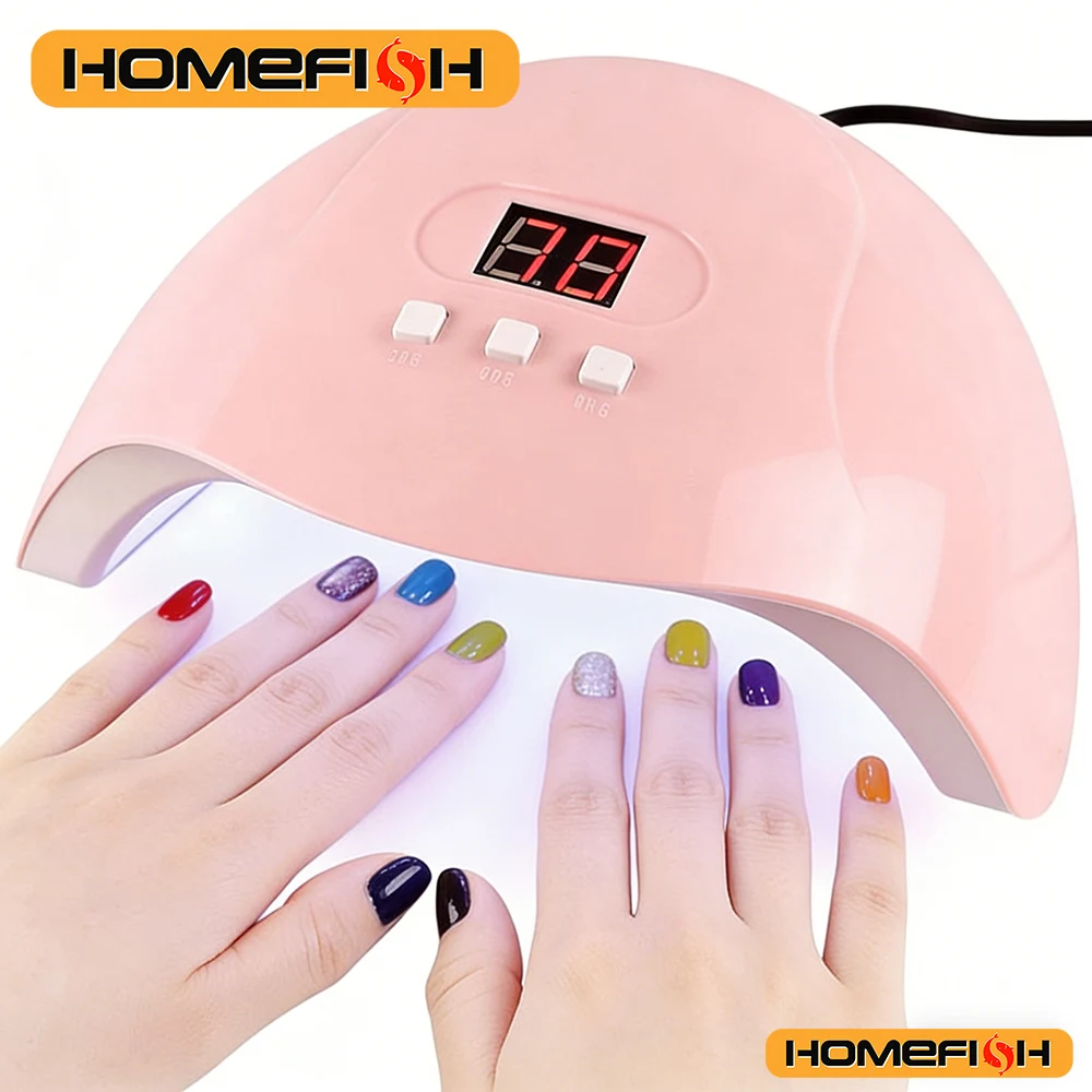 LED Ultraviolet Lamp - Professional Nail Art Accessories for Drying Nail Glue - Phototherapy for Nails image 4