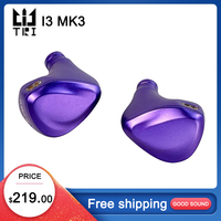 TRI I3 MK3 3rd-Gen Planar+BA+DD Hybrid Flagship HIFI In-EarEarphones Headphones High Resolution Wired Earbuds