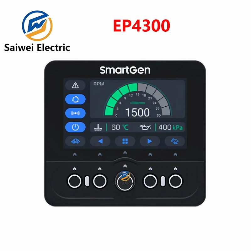 

SmartGen EP4300 EP4301 Generator Engine Controller Module CAN instrument Data Display 4.3 Inch Colour LCD RS485 USB CANBUS
