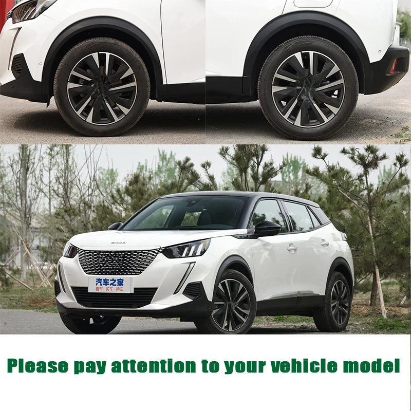 Front Rear 4pcs FOR Peugeot 2008 Mudguards Fender Mudflaps Car Accessories Mud Flap Guards Splash Mudguard 2020-2023