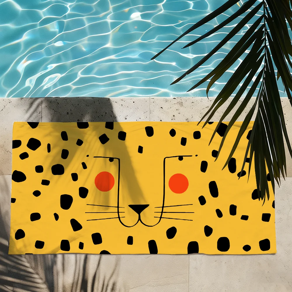 Nordic Cute Tiger Face Handdoe - Sauna Home Gym recensie en prijs