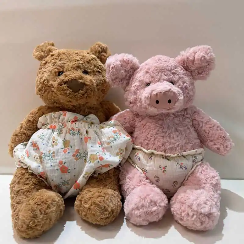 Barcelona Butt Pocket Sleeping Pig Doll Plush Toy Cute Bear Doll Dolls for Girls PP Cotton Filled Piggy Dolls from China