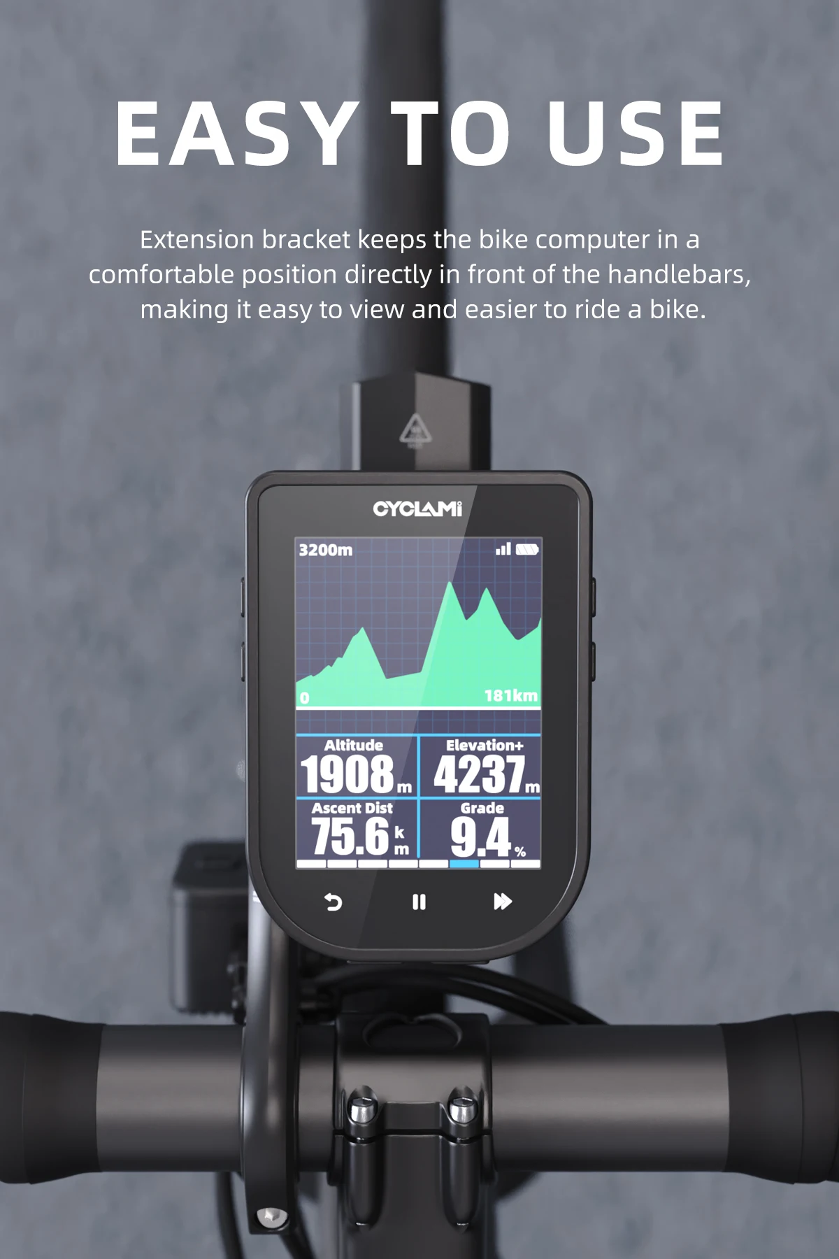 CYCLAMI Fahrradcomputerhalterung Gopro Kamerahalterung Scheinwerferhalterung M5 M6 Unterstützung GARMIN XOSS IGPSPORT, M6W Unterstützung Bryton Wahoo – Detail 8