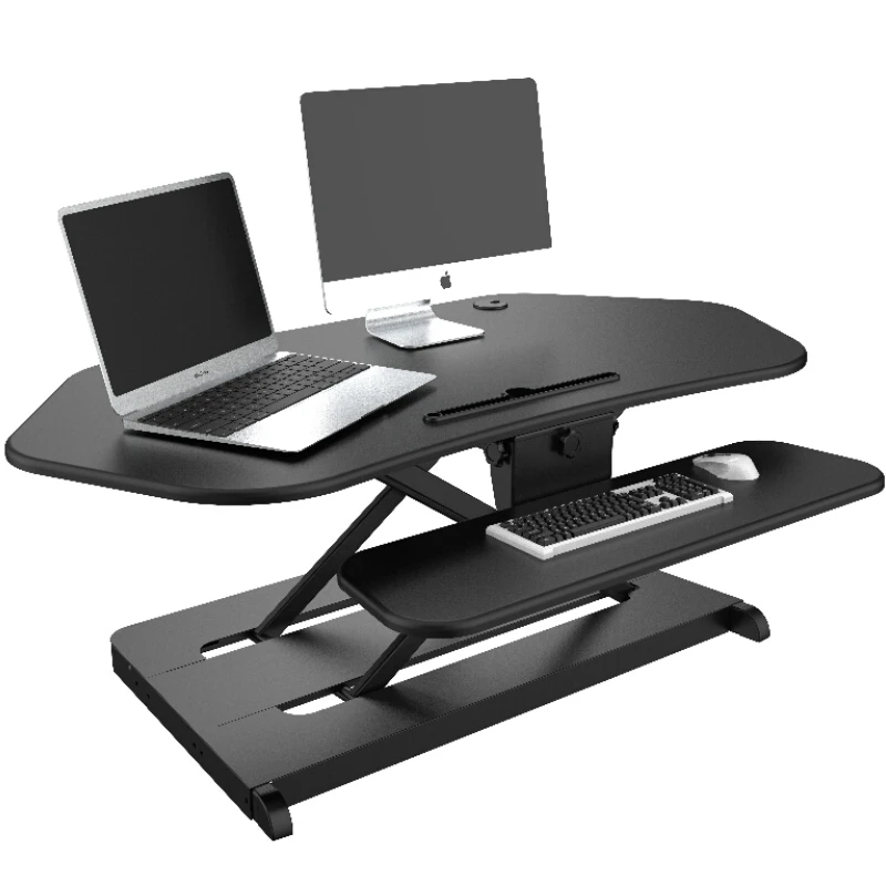 Auto Electric Sit Stand Riser Computer Keyboard Tray for Office Office Furniture Office Desks