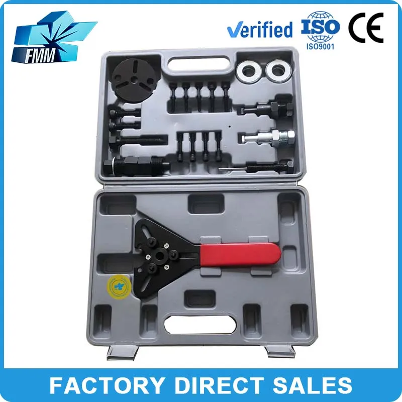 

FMM Car A/C Compressor Clutch Remover Tool Kit Air-conditioning Repair Tool Wrench Hub Puller Auto Tool