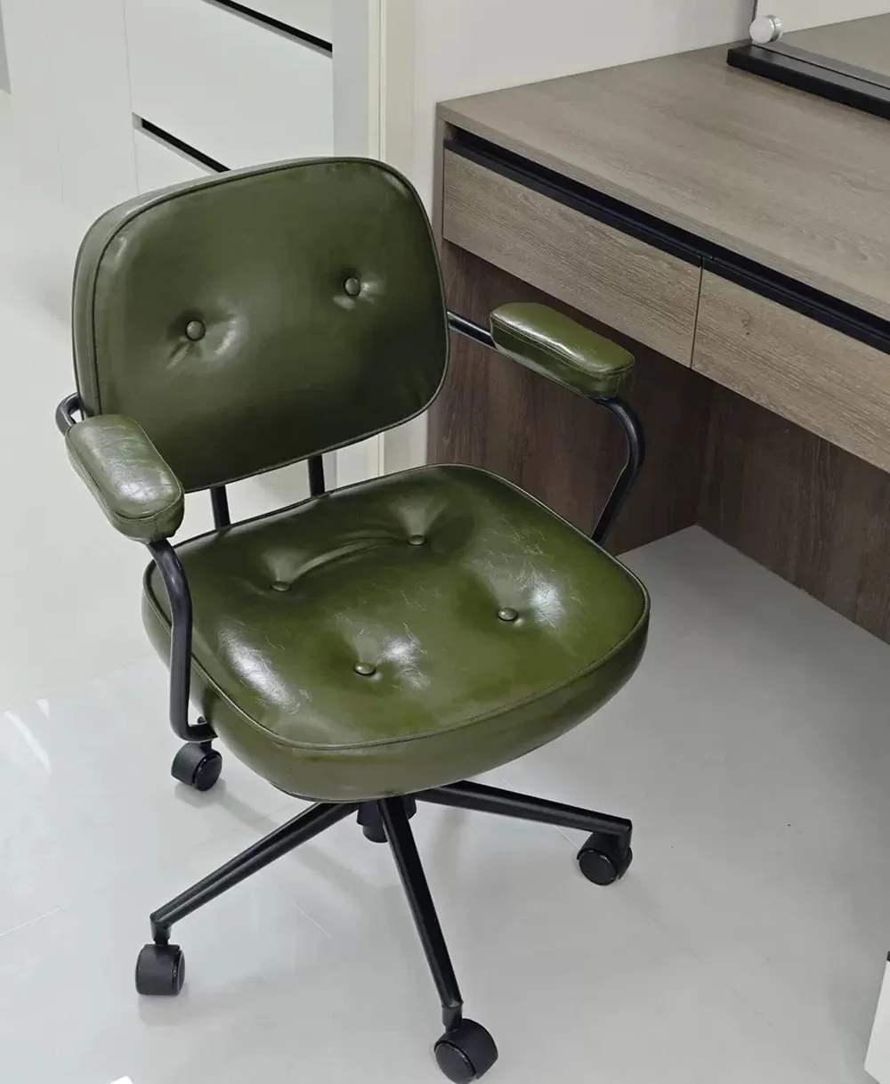 كرسي كمبيوتر مريح قابل للتعديل، كرسي مكتب منزلي قابل للدوران للجلوس الطويل، كرسي ألعاب للرياضات الإلكترونية، كرسي دوار، كرسي رفع