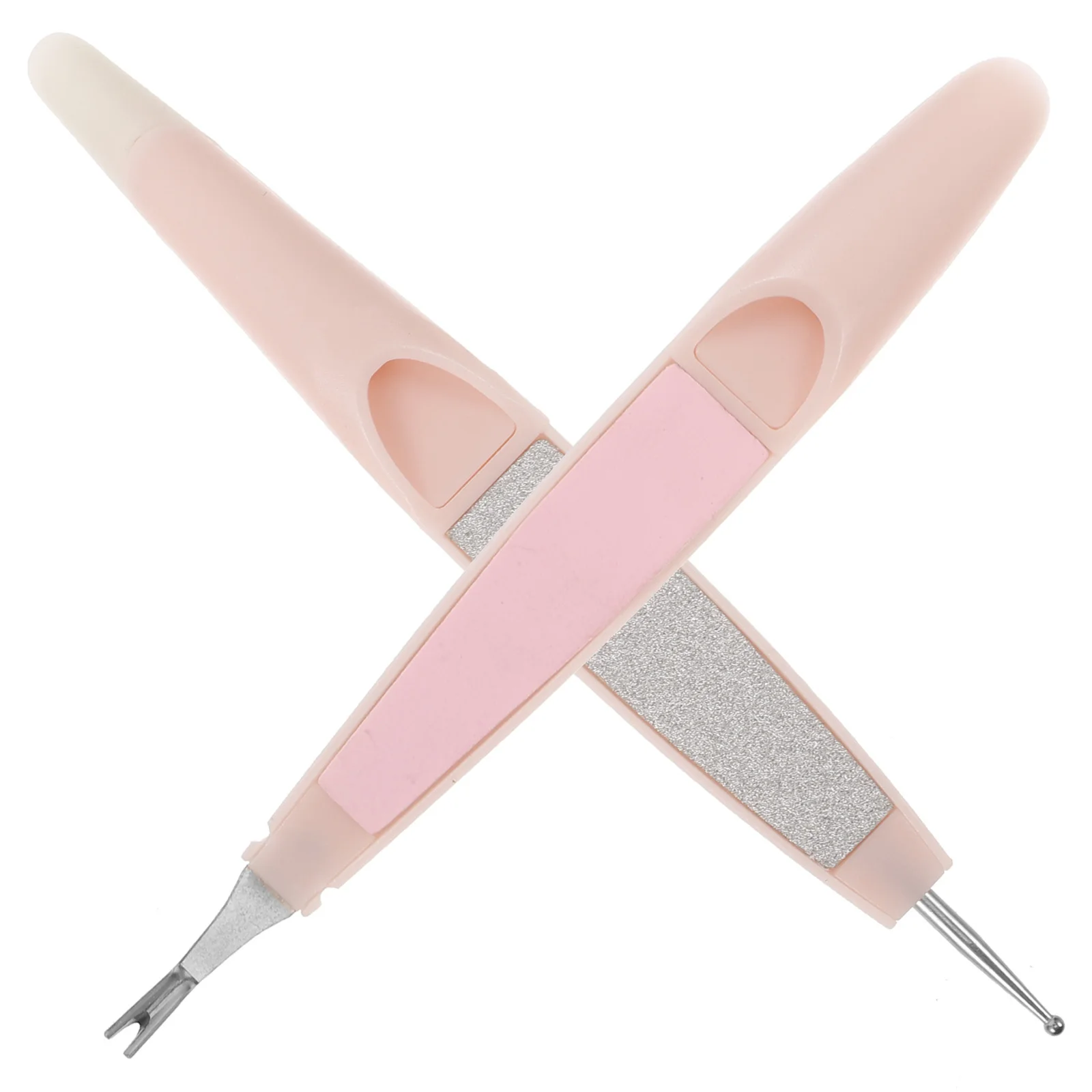 

1Set Cuticle Remover Tool Lightweight Compact Smooth Handle Nail Dotting Applicator Manicure Tools Cuticle Nail Drill Bit