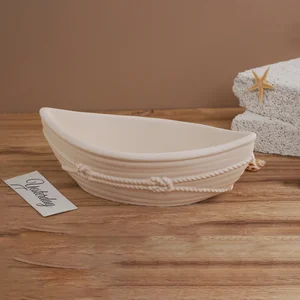 Perahu Lilin Mangkuk Cetakan Silikon DIY Lilin Kapal Nampan Jar Cangkir Plester Resin Beton Pot Bunga Cetakan Dekorasi Rumah 12 cetakan toples penjualan terbaik - №