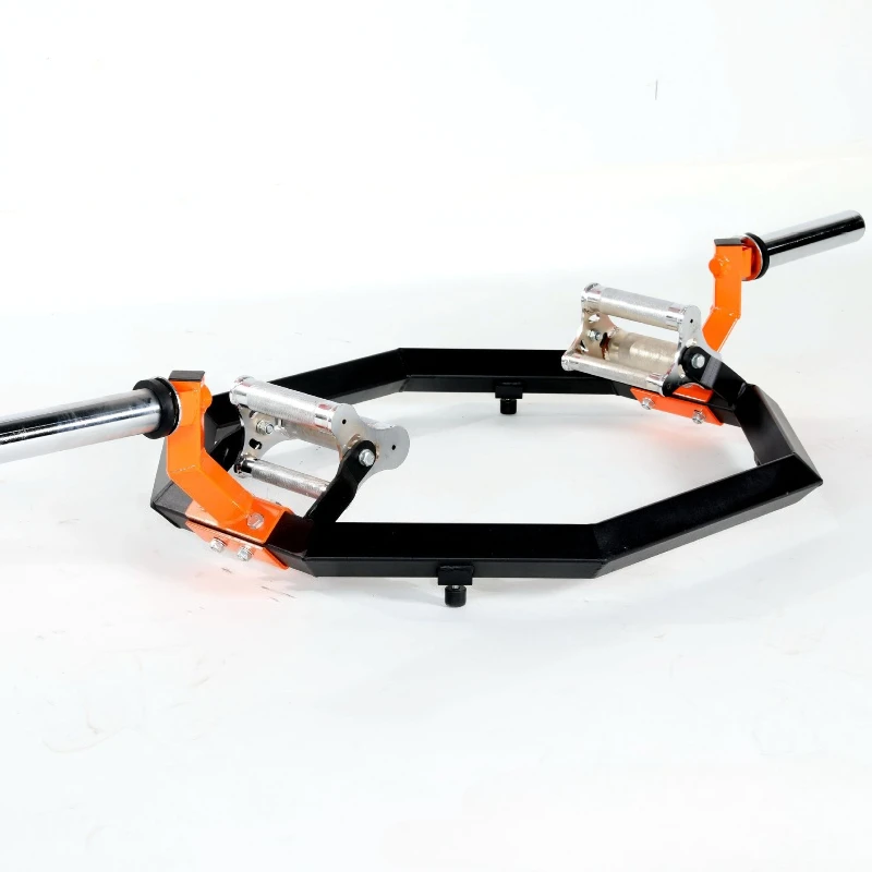 Crossmax معدات رياضية الحديد رفع الأثقال عرافة بار الصالة الرياضية اللياقة البدنية رفع الأثقال عرافة فخ بار Deadlift بار جديد #5