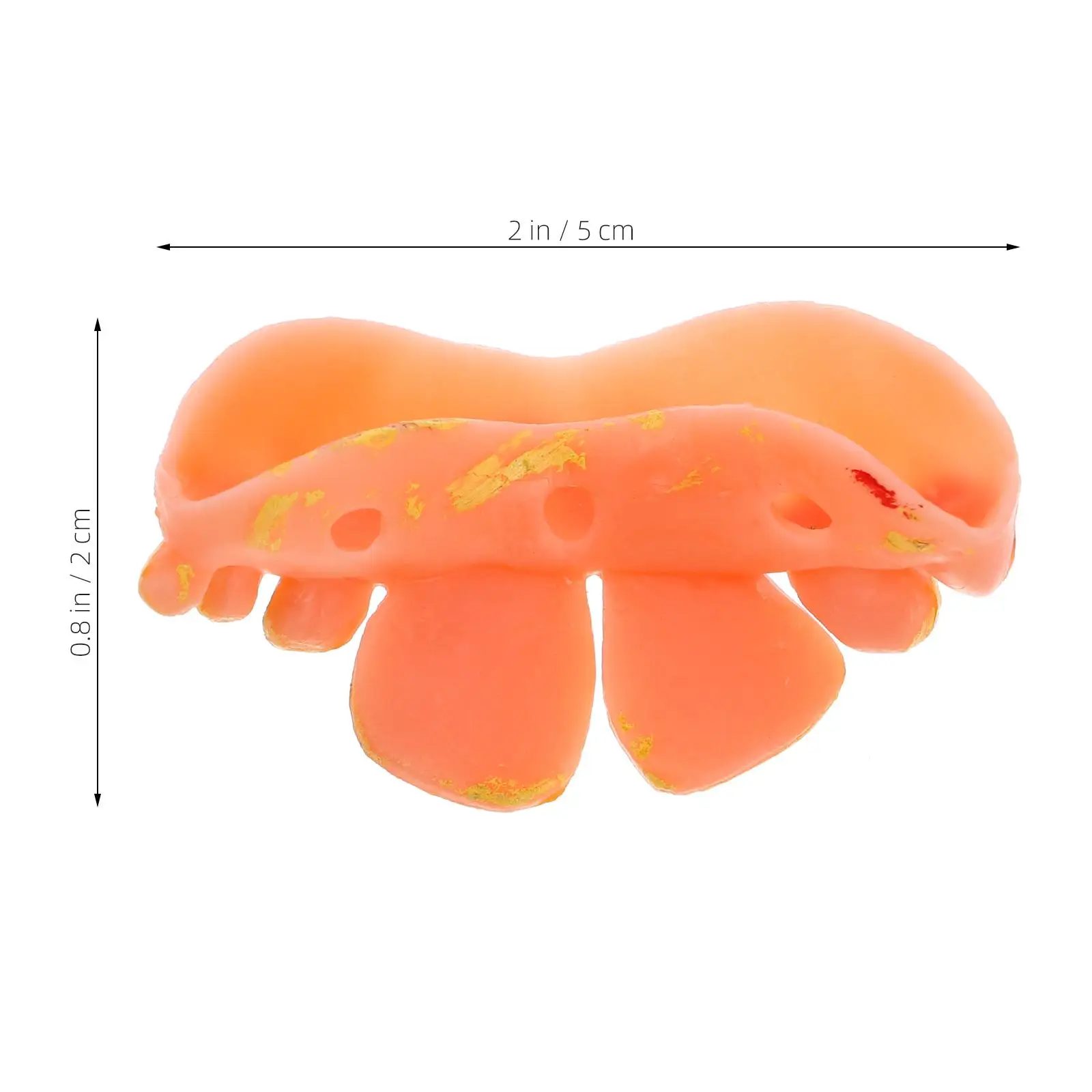 8pcs False Teeth Dentures for Halloween Costume Cosplay Eco Friendly Material Party Favors Toys Accessories Funny Models