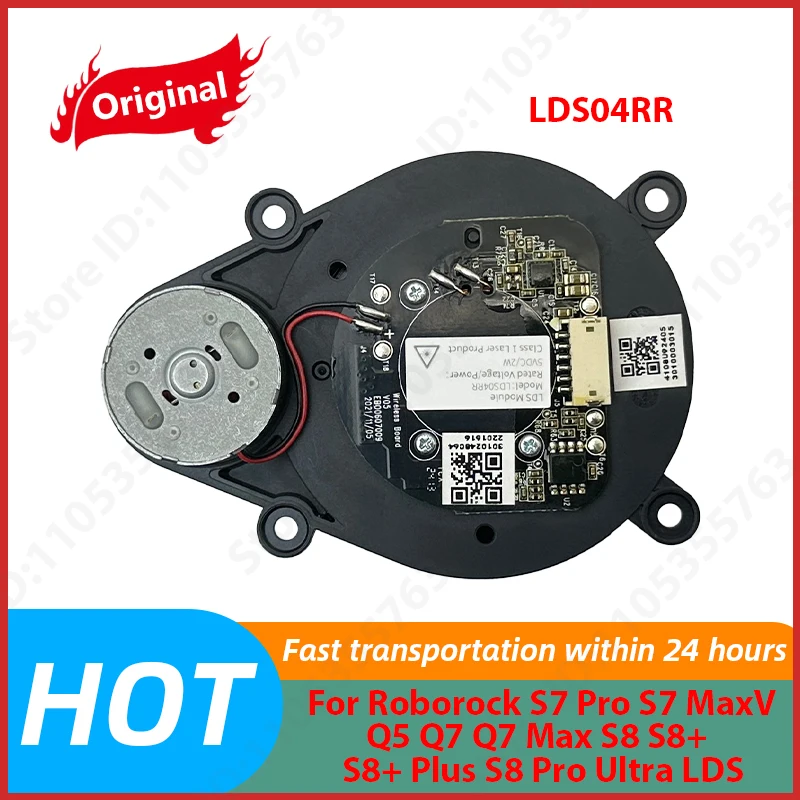 Original LDS04RR Laser-Distanzsensor für Roborock S7 Pro S7 MaxV Q5 Q7 Max S8 S8+ S8+ Plus S8 Pro Ultra LDS Zubehör
