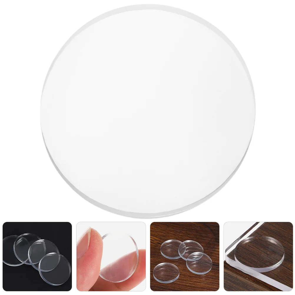 

12Pcs Clear Glass Table Bumpers Non Slip Spacers PP Material Anti Slip Furniture Pads Suction Bumpers Glass Table Washer