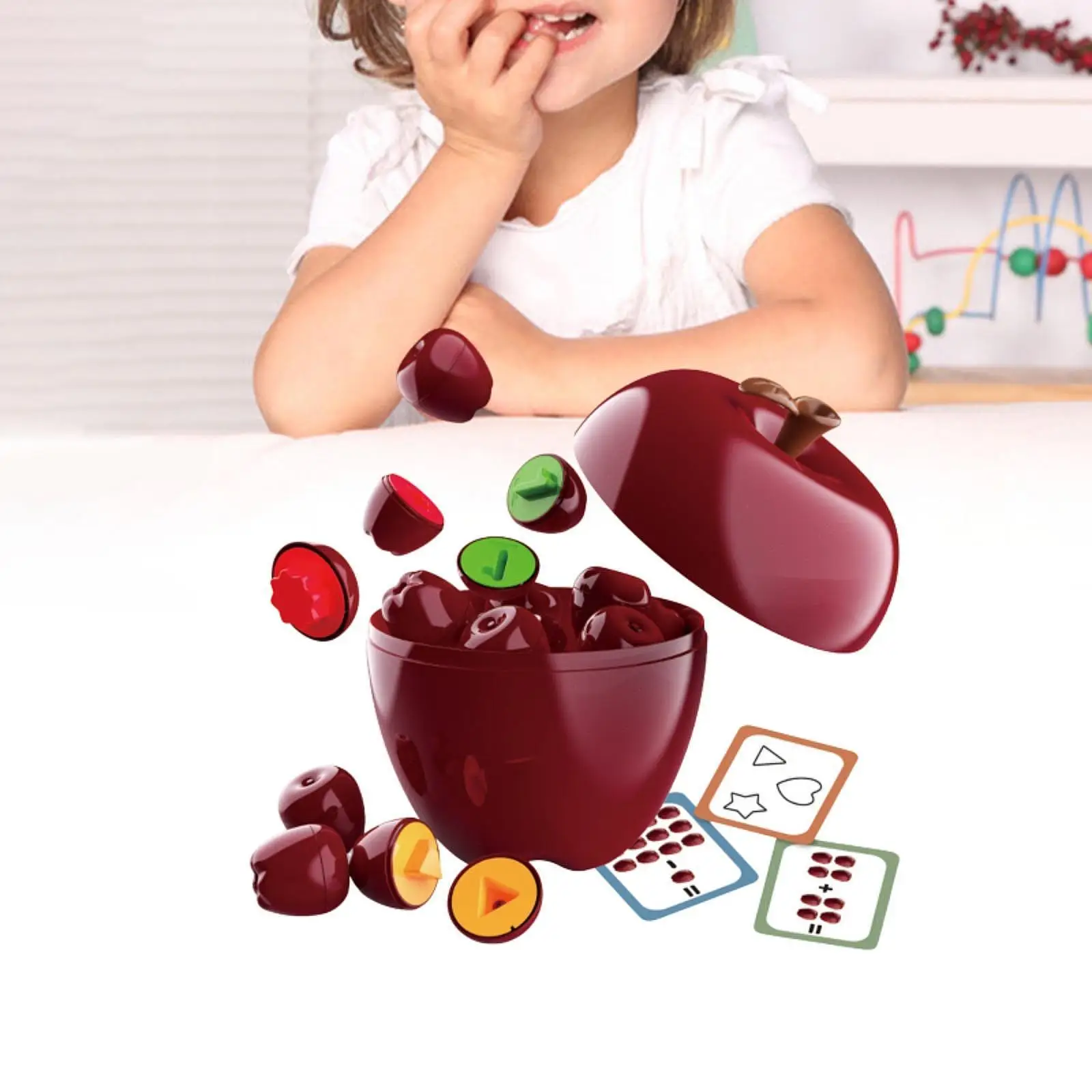 Ordinamento di forme di colore Puzzle giocattolo coordinato Giochi regalo di compleanno Colore cognitivo