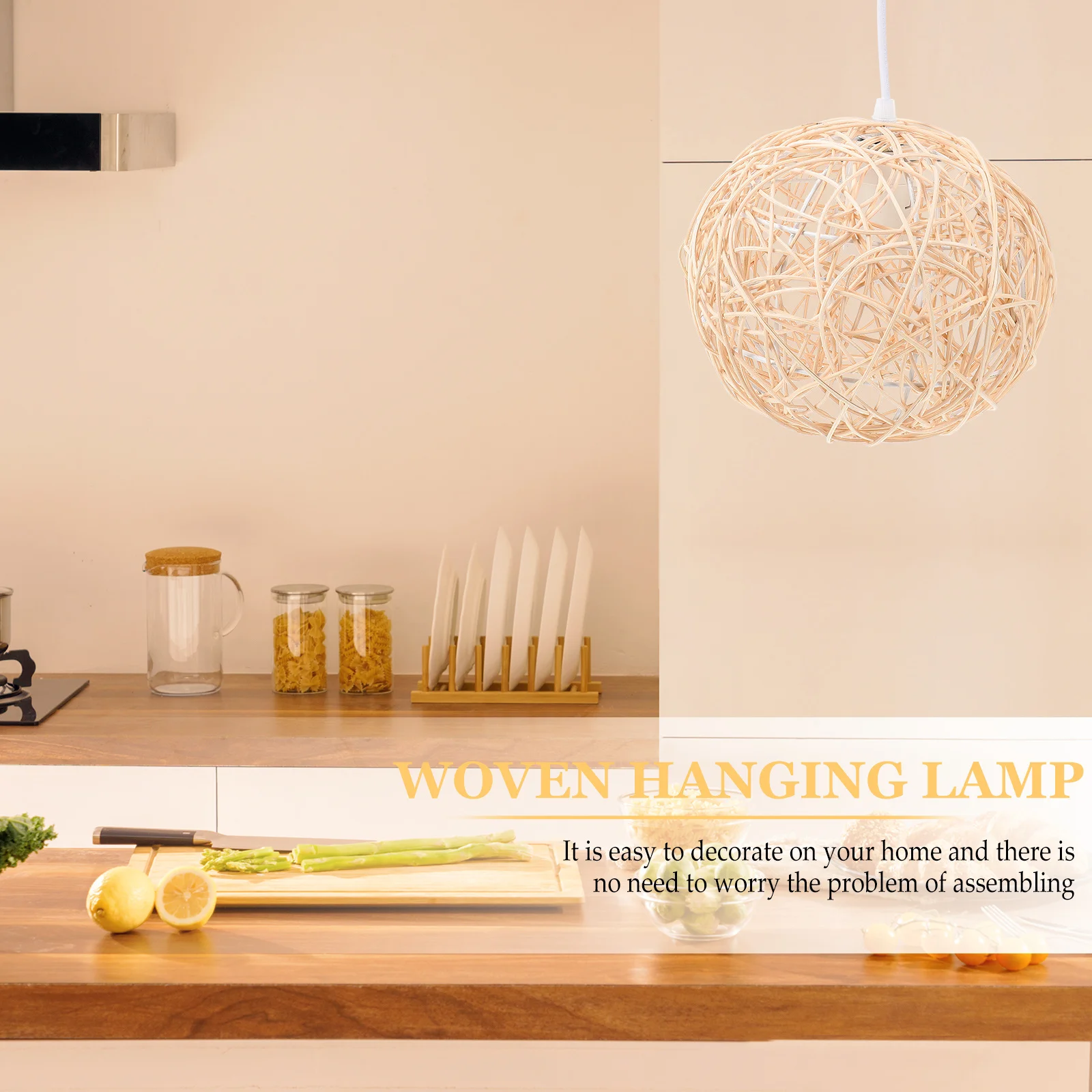 

to Weave Rattan Chandelier Chandeliers Grass Vines Modern Farmhouse Light Fixture