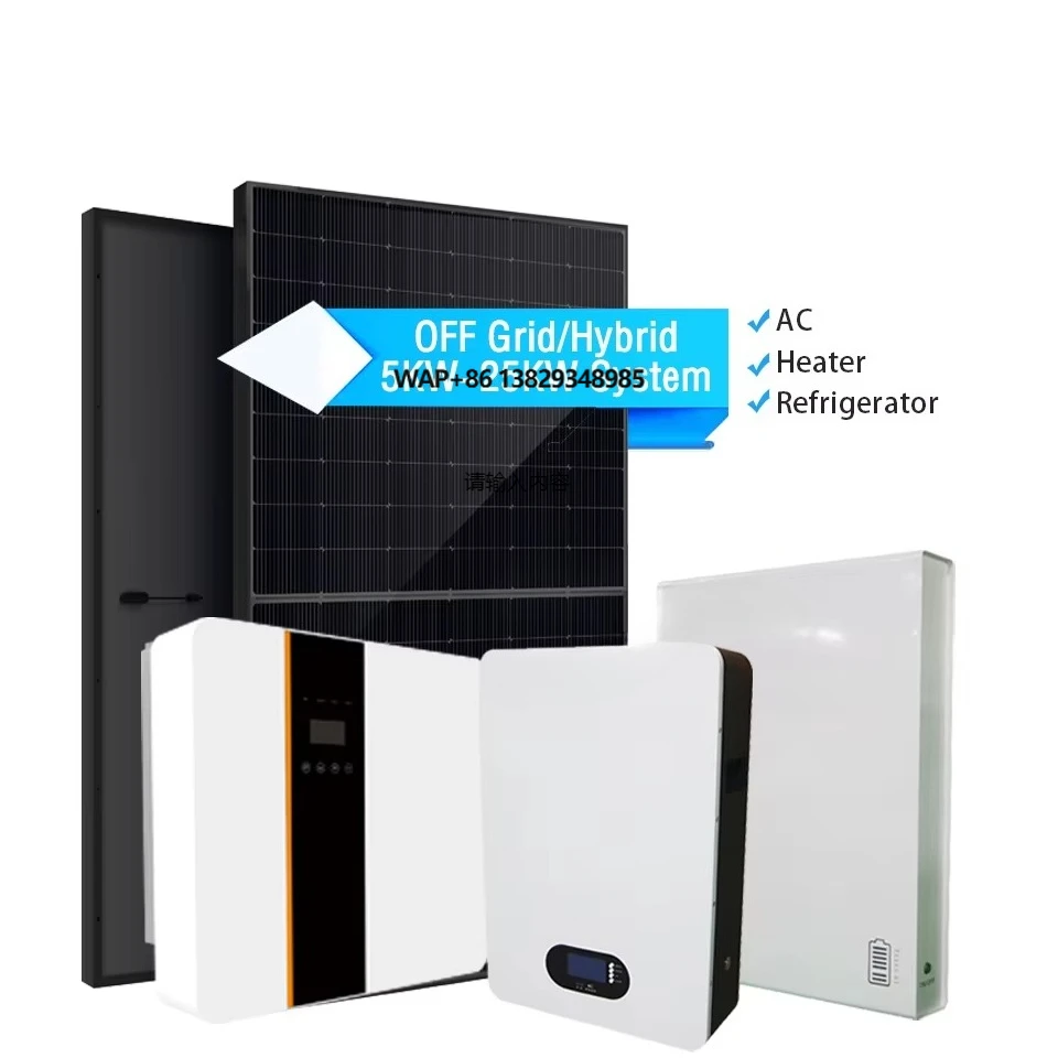 3KW 4KW 5KW 8KW 10KW 12KW 15KW 20KW 25KW Home Solar System 5KW 5000Watt 5000W Hybrid Solar System Solar Energy System